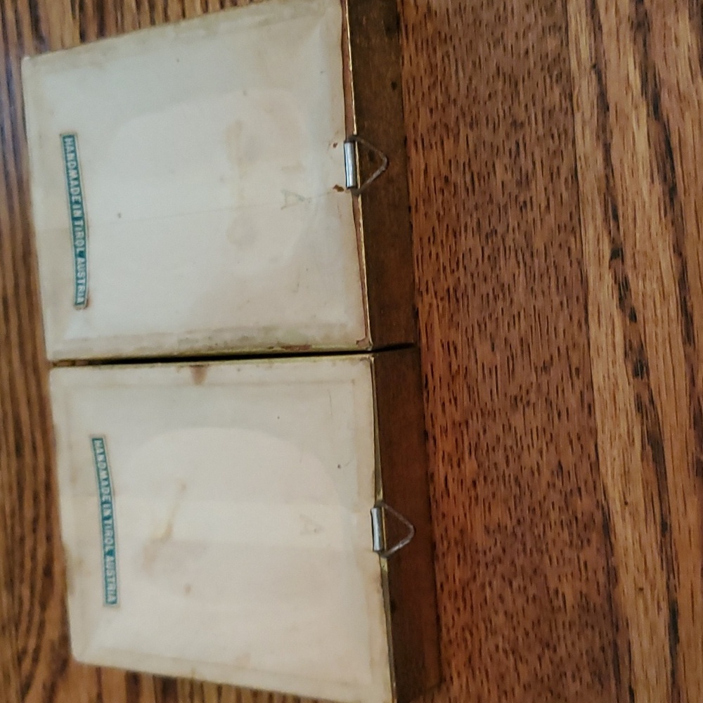 Vintage Floralp Tyrol Austria Pressed Flowers Miniature Framed Pictures Set of 2 - Picture 8 of 10